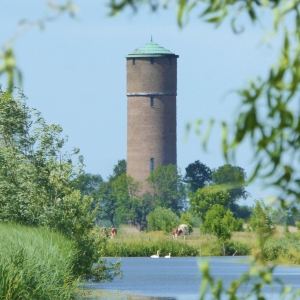 Watertoren te Lopik voorzien van EUROLACKE poedercoatings